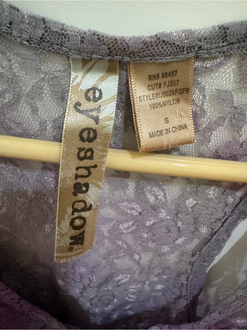 Eyeshadow Lace Tank Top in Lavender - Picture 2 of 6